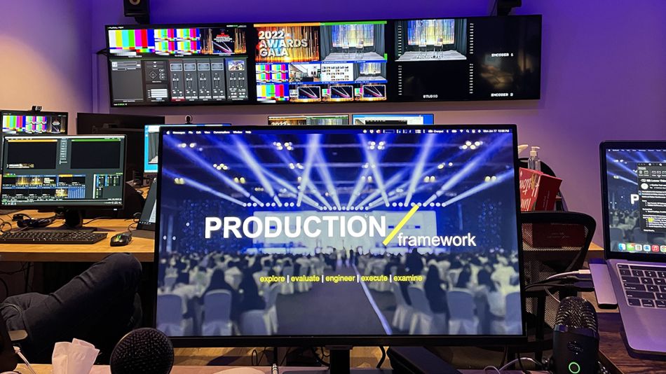 Byrne Production Services, broadcast studio for live virtual events